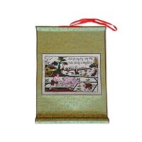 Tranh Đông Hồ Làm Ruộng Bồi Lụa - Dong ho folk paintings