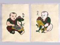 Tranh đông hồ Nhân Nghĩa – Lễ Trí