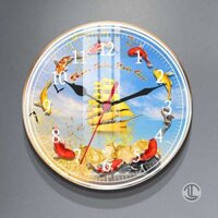 Tranh Đồng Hồ Treo Tường Cá Chép – DH301