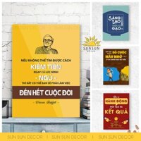Tranh động lực văn phòng, tranh canvas slogan treo tường, tranh cổ động văn phòng I DL9