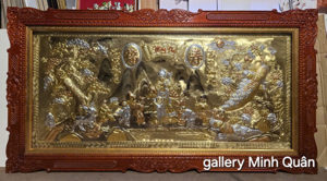 Tranh đồng mừng thọ Ông M27