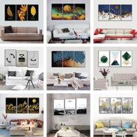 Tranh ép gỗ bộ 3 tấm phong cảnh nhiều mẫu bắc âu, tranh ghép mẫu mới, tranh treo văn phòng, tranh trang trí nhà cửa