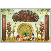 Tranh gạch 3D - tranh ban thờ - tranh gạch men - gạch tranh 3D MCTT 68