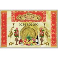 tranh gạch men phòng thờ - tranh gạch 3D HHT68
