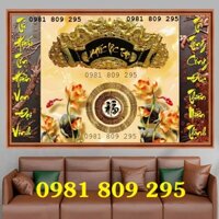 Tranh gạch men phòng thờ GF65