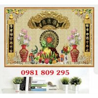 Tranh gạch men phòng thờ