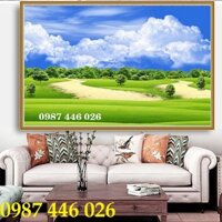 Tranh gạch men phòng thờ HP384