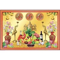 Tranh gạch men - Tranh phòng thờ