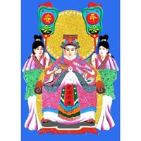 Tranh gắn đá 3D Cửu Thiên Huyền Nữ