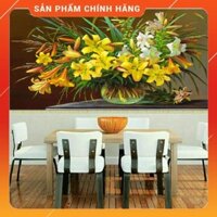 Tranh gắn đá hoa ly lv400 kt 67x55 cm