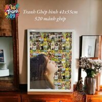 Tranh Ghép Hình In Theo Yêu Cầu Kích Thước A2 41x52cm  520 Mảnh Bằng Gỗ - In Hình Theo Yêu Cầu