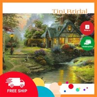 Tranh ghép hình Tini Puzzle 450 mảnh bằng giấy Stillwater Cottage - có nhận in theo yêu cầu