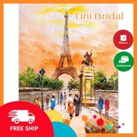 Tranh ghép hình Tini Puzzle 450 mảnh bằng giấy Street View of Paris - có nhận in theo yêu cầu tranh xếp hình 36x50