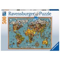 Tranh ghép Jigsaw Puzzle World of Butterflies 500 mảnh Ravensburger