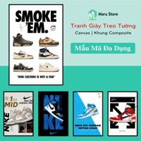Tranh Giày Canvas Có Khung Maru Store 2020