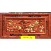 Tranh gỗ Đồng Quê 155x79x4