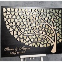 TRANH GỖ KÝ TÊN TIỆC CƯỚI SIZE LỚN