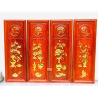 Tranh gỗ tứ quý