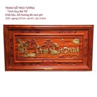 Tranh gỗ vinh quy bái tổ