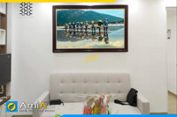 Tranh hàng người gánh muối về làng AmiA 2311