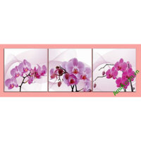 Tranh hoa lan hồ điệp đẹp treo phòng ngủ
