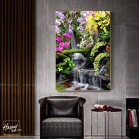 Tranh Hoa Phong Lan Rừng C0399
