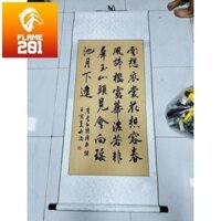 Tranh hoành Thư Pháp Trung Hoa Giấy Cuộn 1m5 x 50cm