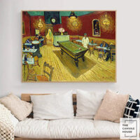 Tranh in Canvas Quán Cafe Đêm | Le café de nuit (The Night Café) (1888) – Vincent van Gogh – The Canvas House – CV3207
