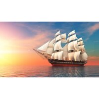 Tranh in sơn dầu VTC Thuận buồm xuôi gió CVS-0005