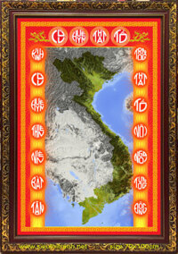 Tranh in thờ cúng , Cửu Huyền Thất Tổ – ID134