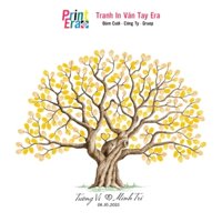 Tranh in vân tay Era phù hợp đám cưới hội nhóm công ty