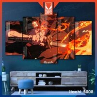 Tranh Itachi trong truyện Naruto, Tranh tráng gương fomex dày 5mm dán tường