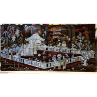 TRANH KHẢM TRAI SƠN MÀI - CHÙA MỘT CỘT Chùa Diên Hựu