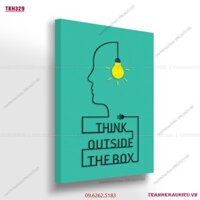 Tranh khẩu hiệu''Think outside the box