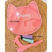 Tranh ký tên Chữ Nhật Đủ Size Vintage T069|Thao Wedding EST2018