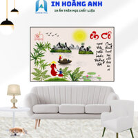 Tranh Laminate Tráng Gương - Quà Tặng Thầy Cô - tranh treo tường Chữ Thư Pháp Công Ơn Thầy Cô