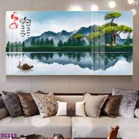 Tranh Laminate Tráng Gương Treo Tường 20/11 - Chữ Thư Pháp Công Ơn Thầy Cô