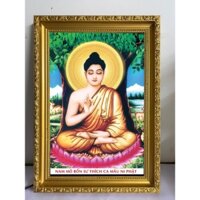 Tranh led 3D trang trí không gian thờ cao cấp nhiều mẫu quan âm, phật adida, tam thánh