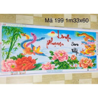 tranh long phụng xum vầy df199