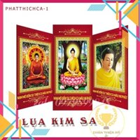 [Tranh Lụa Kim Sa] Phật Thích Ca 40x80cm