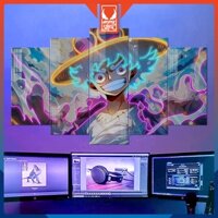 Tranh Luffy G5  hiệu ứng led NOEN cực ảo (GIẢ LED). Tranh tráng gương 5pic