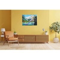 Tranh màu acrylic vẽ tay