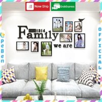 Tranh mica EPeBen dán tường nổi 3d hình khung ảnh gia đình decor trang trí phòng khách, nhà cửa