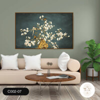 Tranh Mộc Lan & Chim uyên ương thu hút tài lộc, may mắn, gia đình hạnh phúc