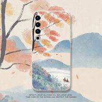 Tranh Mực Thích Hợp Cho Meizu 21Note Ốp Điện Thoại meizu18s Liquid 20 Silicone 18spro Bao Gồm Tất Cả Chống Sốc 17por Phong Cách Trung Hoa 18x Nam Nữ 16th Phong Cách Mới 16plus Vỏ Bảo Vệ Cổ