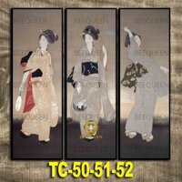 Tranh Nàng Geisha Nhật Trang Trí Nhà Hàng, Nhà Cửa, Quán Xá