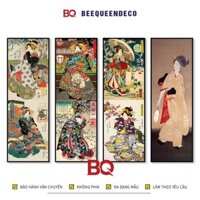 Tranh Nhật Geisha Trang Trí Nhà Hàng, Quán Xá