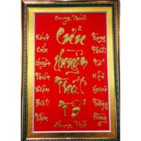 Tranh nhung Cửu Huyền Thất Tổ     size  35x50