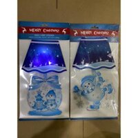 Tranh Noel Dán Tường Cửa Kính Có Đèn Led Bên Trong Chạy Bằng Pin - Cho Giáng Sinh Đầm Ấm An Lành - MẪU HKE06