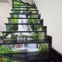 Tranh ốp tường 3D - Tranh bậc cầu thang